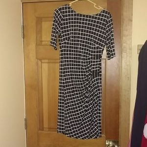 Connected Apparel 3/4 Sleeve Sheath Dress Size 8
